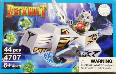 Jocuri - Brixbolt: Wolf. Set lego luptatori galactici