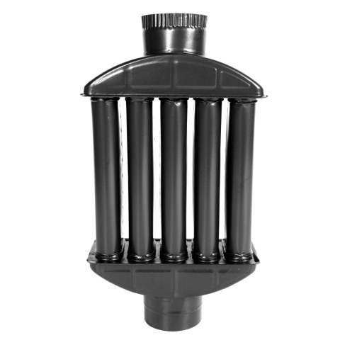 Casa, Gradina & Bricolaj - Burlan recuperator caldura, plat, 120 mm, Gri mat