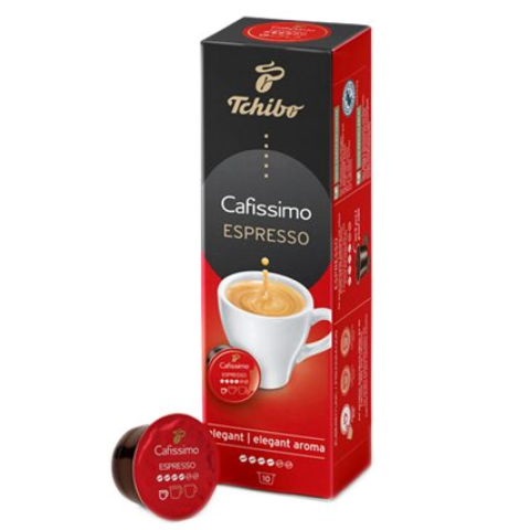 Ceai si Cafea - Cafea capsule Tchibo Cafissimo Espresso Elegant, 10 capsule, 80 g