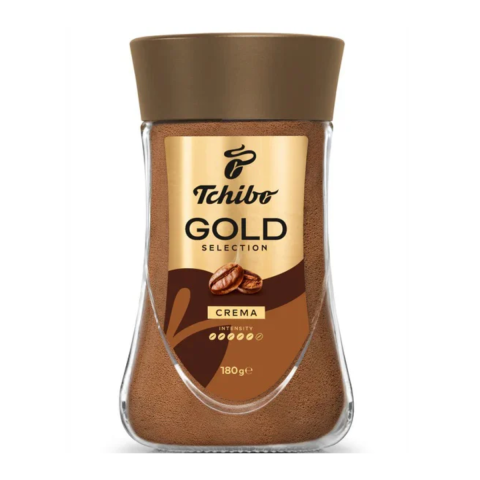 Cafea - Cafea instant Tchibo Gold Selection Crema, intensitate 5/6, 180 g