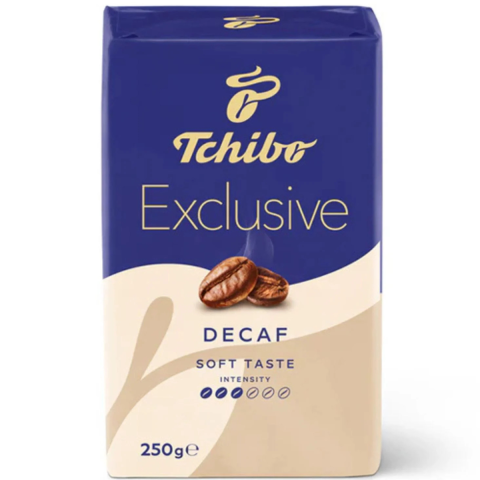 Ceai si Cafea - Cafea macinata Tchibo Exclusive Decaf, Soft Taste, 250 g