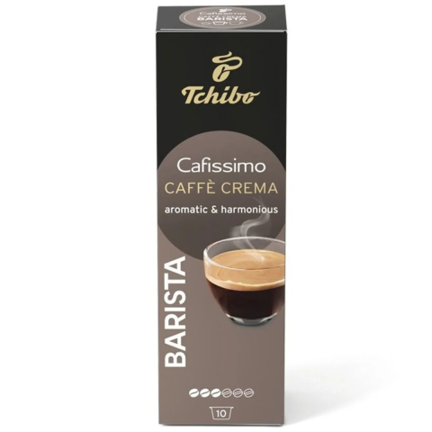 Ceai si Cafea - Cafea Tchibo Cafissimo Barista Caffe Crema, 10 capsule, 78 g