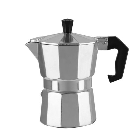 Espressoare pentru aragaz - Cafetiera Ertone ERT-MN 450, 90 ml, Pentru 3 cesti, material aluminiu