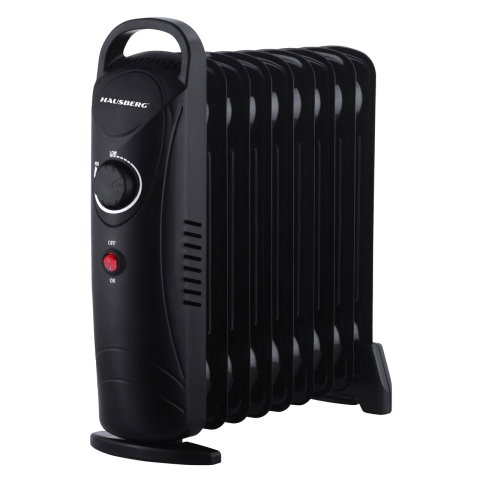 Electrocasnice & Climatizare - Calorifer electric cu ulei Hausberg HB-8945, o treapta de incalzire, 1000-1200 W, 9 elementi, termostat reglabil