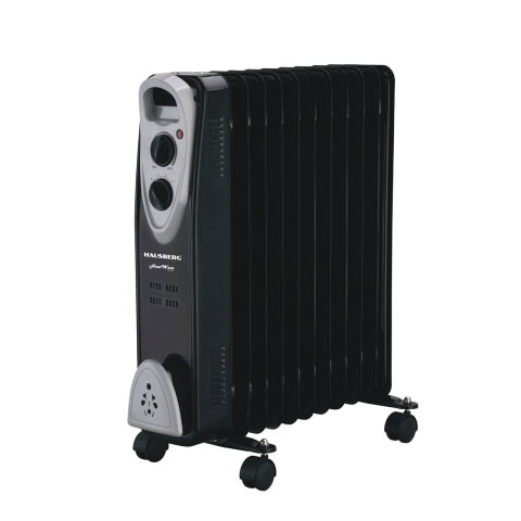 Electrocasnice & Climatizare - Calorifer electric Hausberg HB-8913NG, 2500 W, 13 elementi, 3 trepte de putere, Termostat reglabil