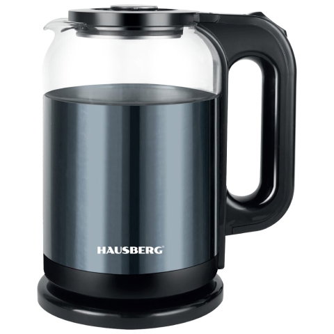 Electrocasnice & Climatizare - Cana electrica fierbator Hausberg HB-3622BL, 1500-1800 W, capacitate 2L