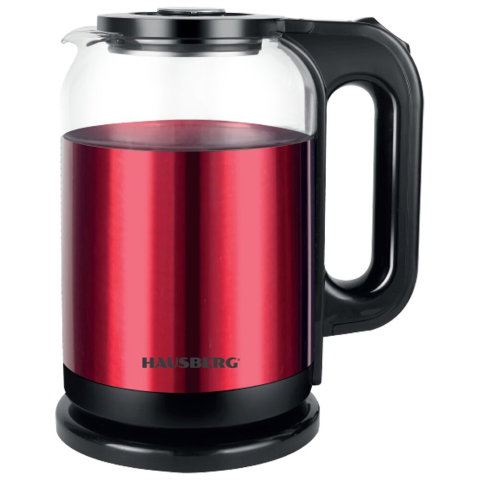 Electrocasnice & Climatizare - Cana electrica fierbator Hausberg HB-3622RS, 1500-1800 W, capacitate 2L