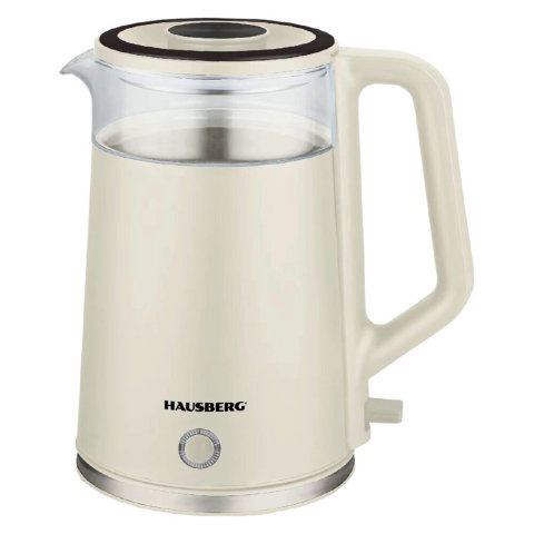 Electrocasnice & Climatizare - Cana fierbator Hausberg HB-3619BEJ, 1500-1800 W, capacitate 2L