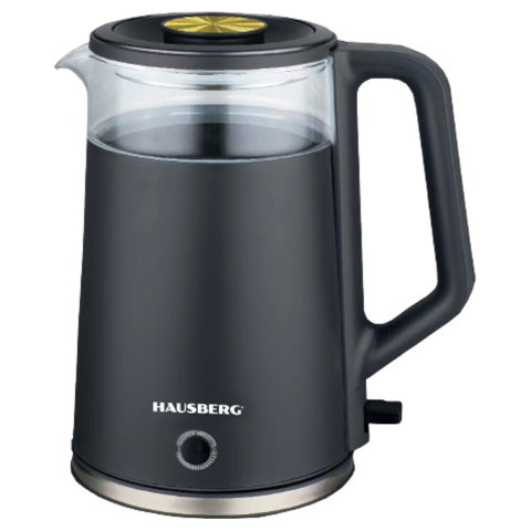 Electrocasnice & Climatizare - Cana fierbator Hausberg HB-3619NG, 1500-1800 W, capacitate 2L