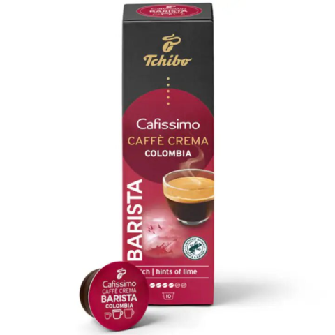 Ceai si Cafea - Capsule Tchibo Cafissimo Caffe Crema Colombia, 10 Capsule, 80 g