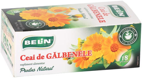 Ceai si Cafea - Ceai de galbenele Belin, 18 plicuri, 18 gr