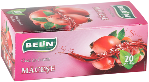 Ceai si Cafea - Ceai macese Belin, 20 plicuri, 40 gr