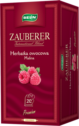 Ceai si Cafea - Ceai Zauberer de zmeura, 20 plicuri, 45 gr