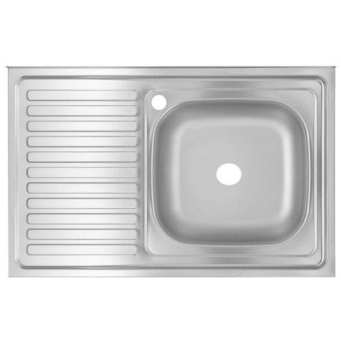 Sanitare - Chiuveta bucatarie Freddo SN7001D/Q32, pentru masca, cuva dreapta, 80x50 cm, inox