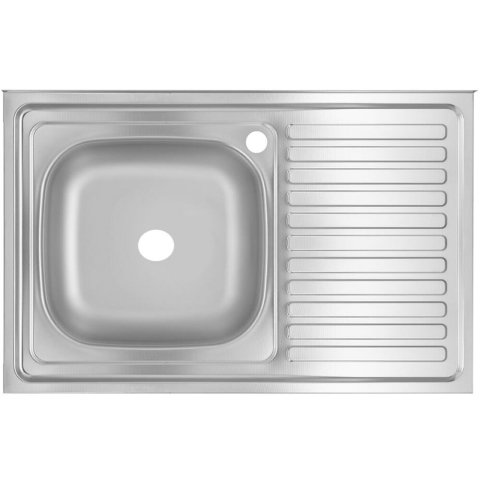Sanitare - Chiuveta bucatarie Freddo SN7001S/Q32, pentru masca, cuva stanga, 80x50 cm, inox