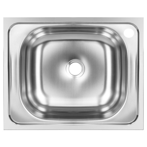 Sanitare - Chiuveta bucatarie pentru blat Sanitec N-205, 50x40 cm, Inox satin