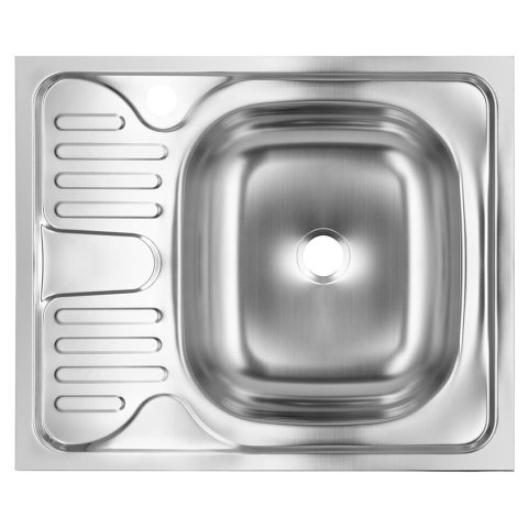 Sanitare - Chiuveta bucatarie pentru masca Sanitec S402D, 60x50 cm, Cuva Dreapta, Inox