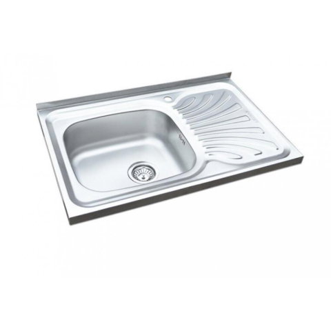 Sanitare - Chiuveta Freddo SN9001S, pentru masca, cuva stanga, 80x50 cm, Inox