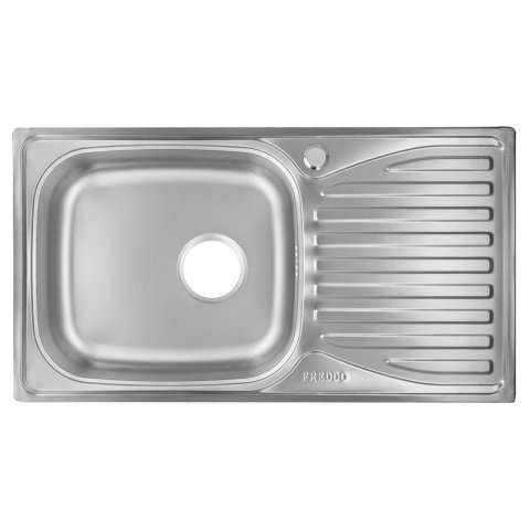 Sanitare - Chiuveta inox Freddo SN9019S, pentru blat, cuva stanga, 43.5x76 cm
