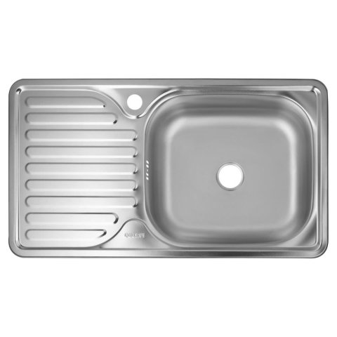 Sanitare - Chiuveta pentru bucatarie Freddo SN8002D, Cuva dreapta, 76x42 cm, Inox