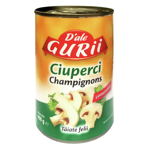 Bacanie - Ciuperci Taiate D`ale Gurii, 400 g