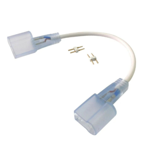 Accesorii corpuri de iluminat - Conector Cu Fir De Imbinare Neon Flex DeLight DL66640C 15x26mm, 1 buc