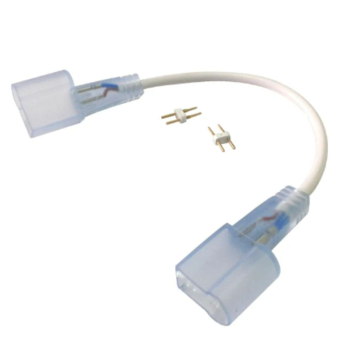 Accesorii corpuri de iluminat - Conector+fir+ Conector Neon Flex Pt 14x23mm 9mm PIN, Delight DL66610H, 1 buc