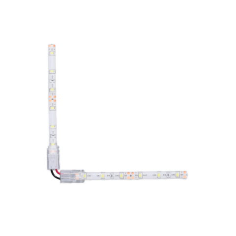Accesorii corpuri de iluminat - Conector Prelungire "L" Pt Banda LED Spin Electrice SPN6887G, Smd Ip65 12v/24v Pcb 10mm PIN 7mm, 1 buc