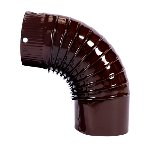 Casa, Gradina & Bricolaj - Cot pentru soba pe lemne, 90˚, 120mm, Maro