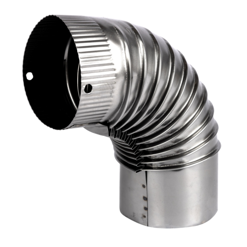 Casa, Gradina & Bricolaj - Cot pentru soba pe lemne 90˚ ø120mm 0.4mm, Zincat