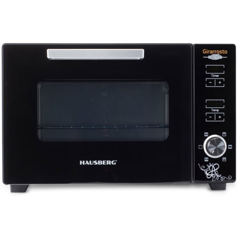 Electrocasnice & Climatizare - Cuptor electric digital cu rotisor si ventilator Hausberg HB-9260, 1800 W, 48L
