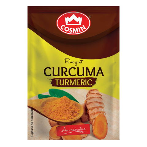Condimente & Mixuri - CURCUMA MACINAT COSMIN, 20 GR/ PLIC