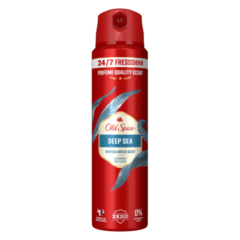 Ingrijire Personala & Cosmetice - Deodorant antiperspirant spray Old Spice Deep Sea, Barbati, 150 ml
