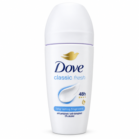 Deodorante si Antiperspirante - Deodorant roll-on Dove Classic Fresh, 48 h, 50ml