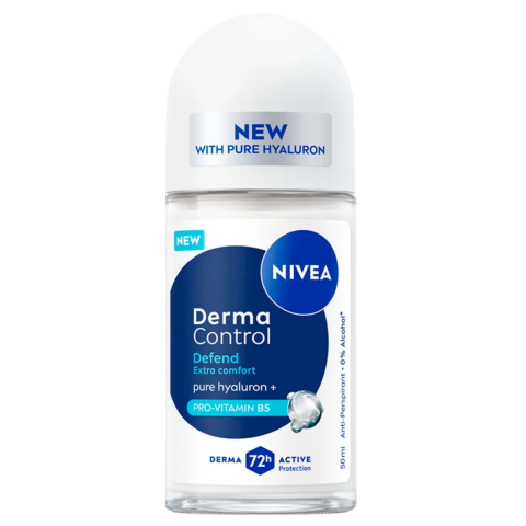 Ingrijire Personala & Cosmetice - Deodorant roll-on Nivea Derma Control Defend, 72 h, 50 ml