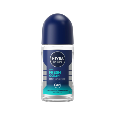 Deodorante si Antiperspirante - Deodorant roll-on Nivea Men Derma Active Protection, Fresh Ocean 48h, 50 ml