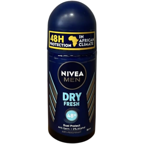 Ingrijire Personala & Cosmetice - Deodorant roll-on Nivea pentru barbati Dry Fresh 0% Alcohol, 50 ml