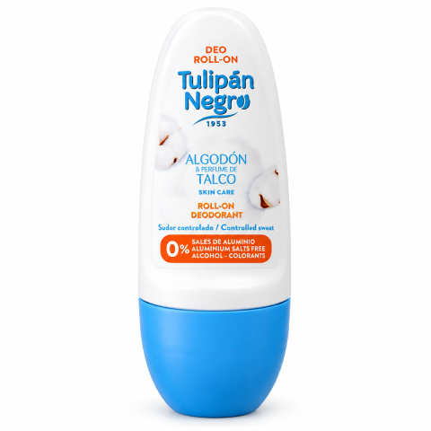 Ingrijire Personala & Cosmetice - Deodorant roll-on pentru femei, Tulipan Negro Algodon & Talco, 50 ml