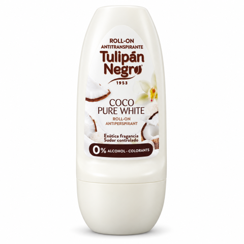 Ingrijire Personala & Cosmetice - Deodorant roll-on pentru femei Tulipan Negro Coco Pure White, 50 ml