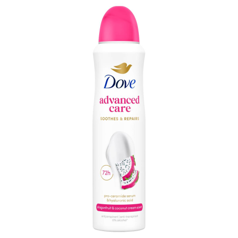 Ingrijire Personala & Cosmetice - Deodorant Spray Dove Advanced Care Dragonfruit & Coconut Cream, 72 h, 150 ml