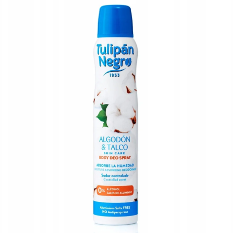Ingrijire Personala & Cosmetice - Deodorant Spray Tulipan Negro Algodon & Talco, 200 ml