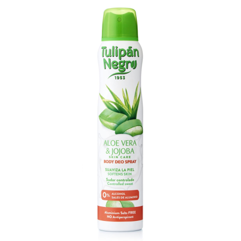 Ingrijire Personala & Cosmetice - Deodorant spray Tulipan Negro Aloe Vera si Jojoba, 200 ml