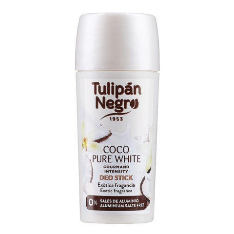Deodorante si Antiperspirante - Deodorant stick pentru femei Tulipan Negro Coco Pure White, 60 ml