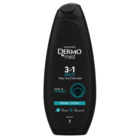 Ingrijire Personala & Cosmetice - Dermomed Gel De Dus Men Total & Fresh 3in1, 450 ml