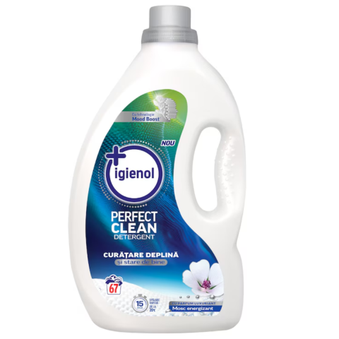 Ingrijire Haine - Detergent de rufe Igienol Perfect Clean White Musk, 67 spalari, 2.7 L