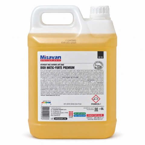 Produse Curatenie - Detergent de vase automat apa dura, Dr.Stephan Dish Matic-Forte Premium, 5L