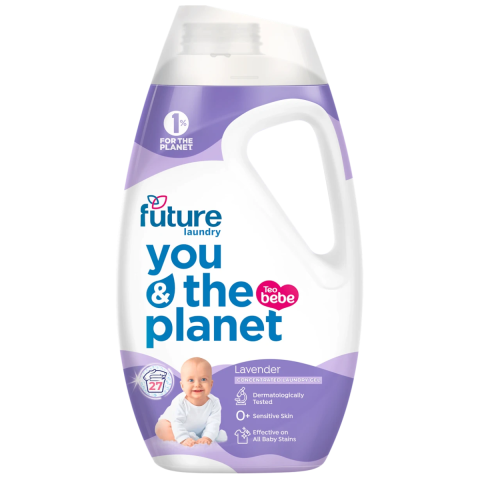 Curatenie & Intretinere - Detergent gel concentrat de rufe pentru bebelusi, Future Laundry Teo Bebe, Lavender, 1.08 litri
