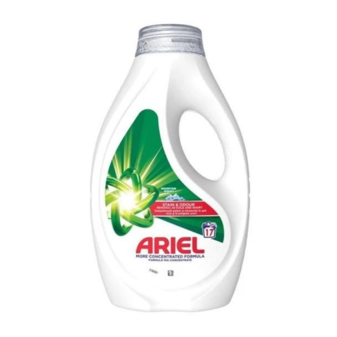 Ingrijire Haine - Detergent lichid Ariel Mountain Spring, 17 spalari, 765 ml