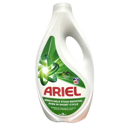 Ingrijire Haine - Detergent lichid Ariel Mountain Spring, 40 spalari, 1.8 L