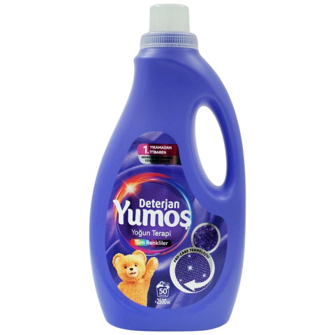 Detergenti Lichizi - Detergent Lichid Yumos pentru Rufe Colorate, 2.5 L, 50 spalari